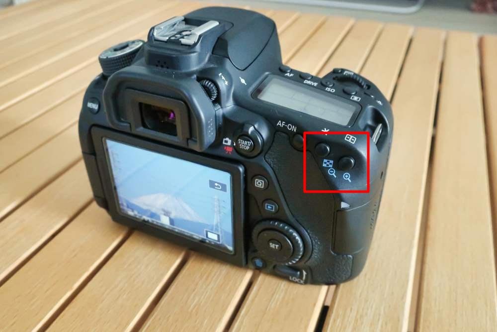 EOS 80D 撮影画像確認 ズーム