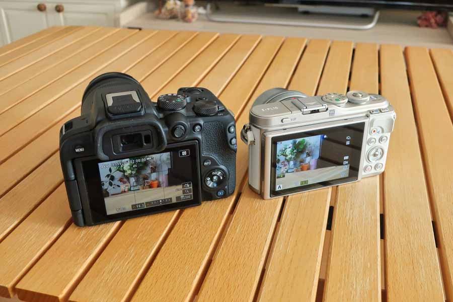 EOS R10 PEN E-PL10 ライブビュー