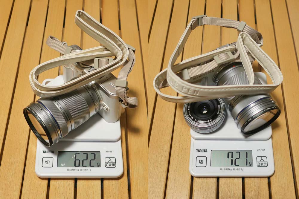 PEN E-PL10 色々な重さ